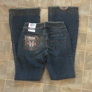 Silver Contour Cinch Wideleg Jeans new